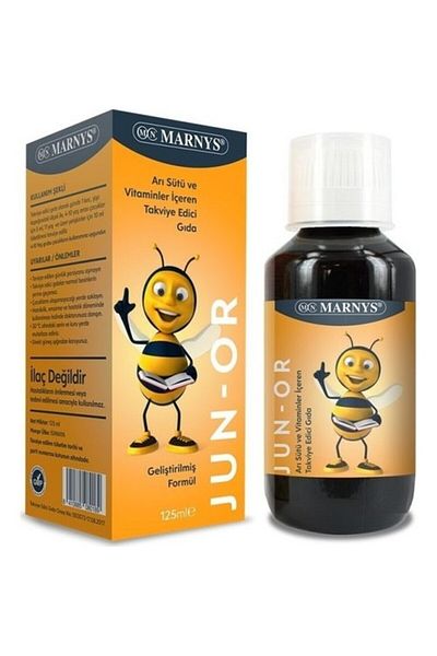 Marnys 125 Ml Junior Multivitamin Royal Jelly Syrup