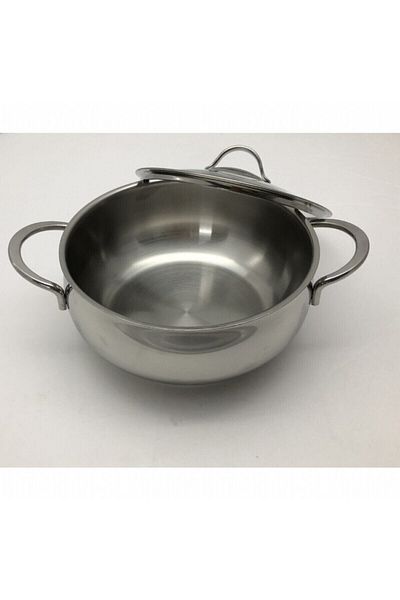gülsan Globe Inox Deep Steel Pot 22 Cm Fma07824