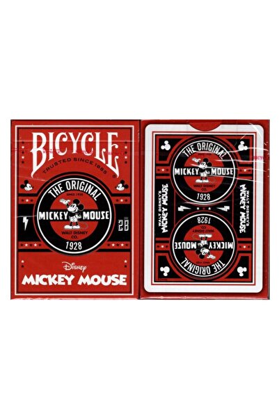 OyuncaklarÜlkesi بطاقات لعب ورقية فاخرة من Bicycle Disney Classic Mickey Mous...