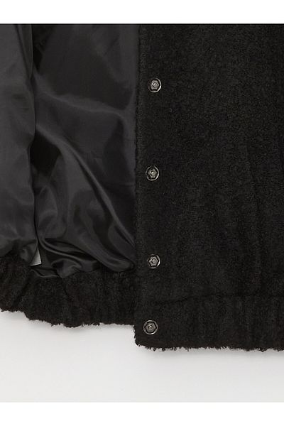 LC Waikiki Magasgalléros sima, hosszú ujjú tweed női dzseki