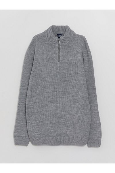 LC Waikiki High Collar Basic Long Sleeve Boy's Knitwear Sweater