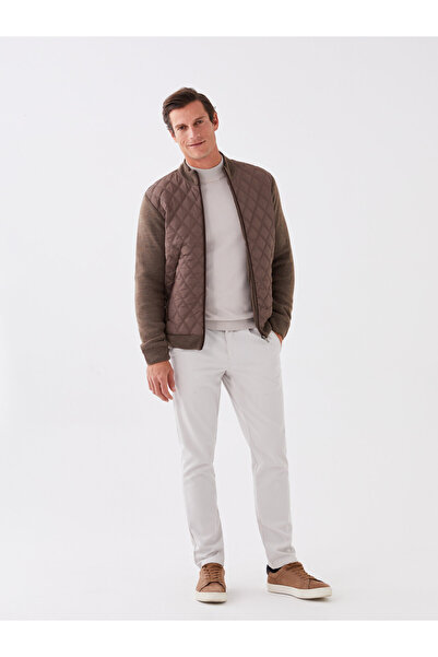 LC Waikiki Standart Kalıp Dik Yaka Erkek Triko Hırka