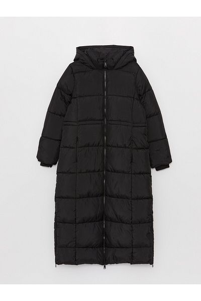 LC Waikiki Dámský kabát s kapucí Puffer