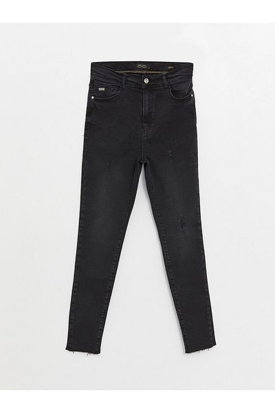 LC Waikiki Super Skinny Fit Damen-Jeanshose mit hoher Taille