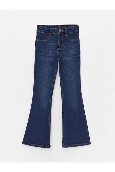LC Waikiki LCW Kids Basic Flare Leg Jeanshose für Mädchen