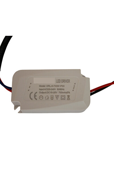 Hazar Led 5-7X3W Led Driver 700mA 15-25V Power Led Sürücü IP20 Power Led Driver
