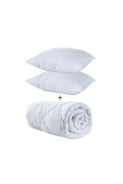 Taç Double Microfiber Quilt and Pillow Set - 2 Pieces