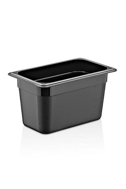 GastroPlast Gn1/4-150 Mm Polikarbon Gastronom Küvet, Siyah