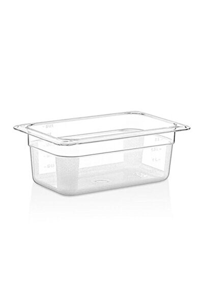 GastroPlast GN 1/4-100 mm Gastronom Küvet, Polikarbon