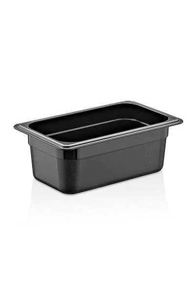GastroPlast Gn1/4-100 Mm Polikarbon Gastronom Küvet, Siyah