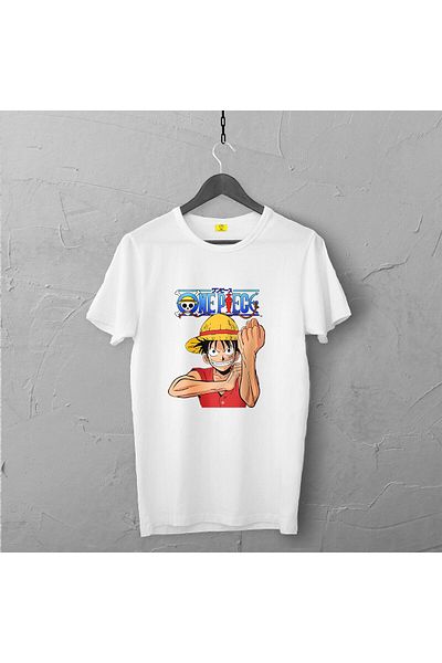 Pisa Art Μπλουζάκι με σχέδιο Monkey D. Luffy, Unisex Premium, No Cracking Fading / Anime
