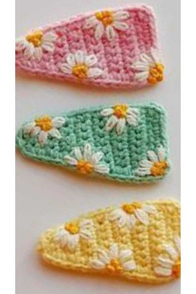 YS Yasu_hobi Daisy Patterned Buckle