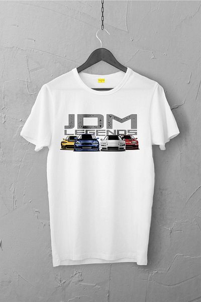 Pisa Art Μπλουζάκι Jdm Legends Design, Unisex Premium, Δεν Παρασχείται Σπασμένο Χρώμα / Αυτοκίνητο
