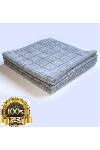Poxy Clean 3 Pieces 40*40 cm Microfiber Kitchen Cleaning Cloth - Stain-Proof, No Odor, Bacteria-Production