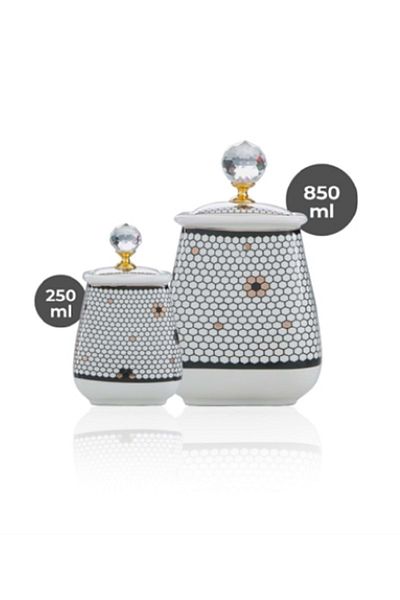 ACAR Porcelain Master Magic 7-Piece Spice Set with Stand 21-0191