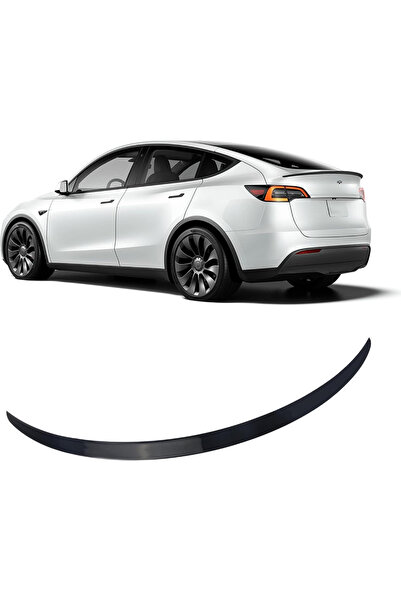 İthal TESLA MODEL Y PERFORMANS ARKA SPOYLER 2021+ Uyumlu