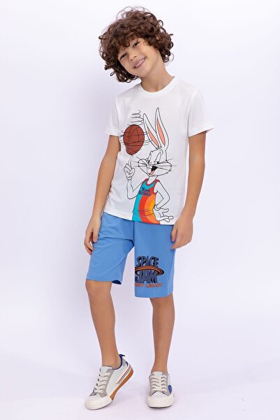 Lola & Bugs Bunny بدلة برمودا للأولاد مرخصة من باغز باني
