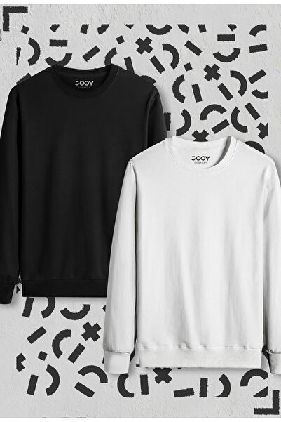 Jooy Company Pamučna majica sa okruglim izrezom, 2 komada, paket sa popustom