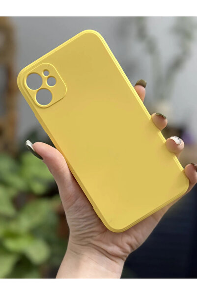 Socase Iphone 11 Uyumlu Leke tutmaz ( 12 Görünümlü Köşeli ) Içi Kadife Kamera...