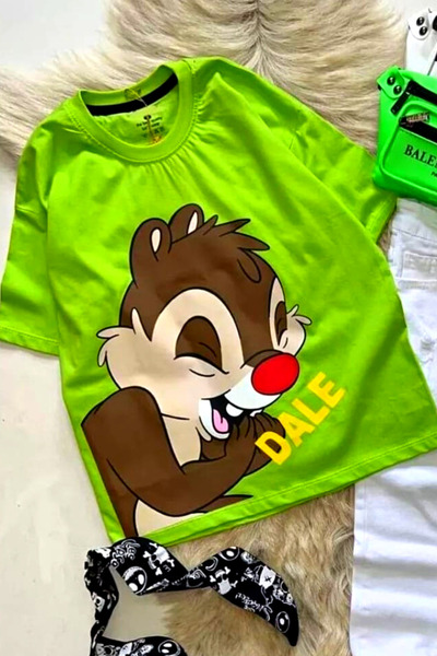 Karakter Baskılı Unisex Süprem Çocuk Tşhirt