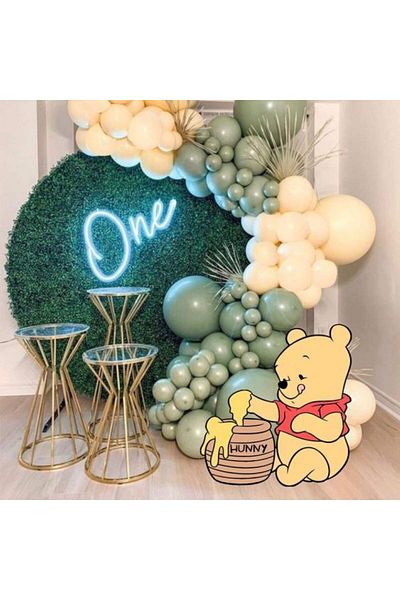 MERİ PARTİ 100 PCS MOLD GREEN SKIN COLOR BALLOON CHAIN SET SPECIAL DAY CELEBRATIONS PARTY SUPPLIES