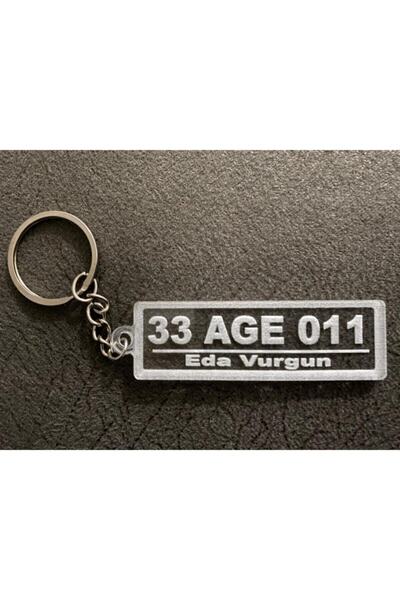 Pembe Ağaç Tasarım Atölyesi Breloc cu design special transparent în formă de ...