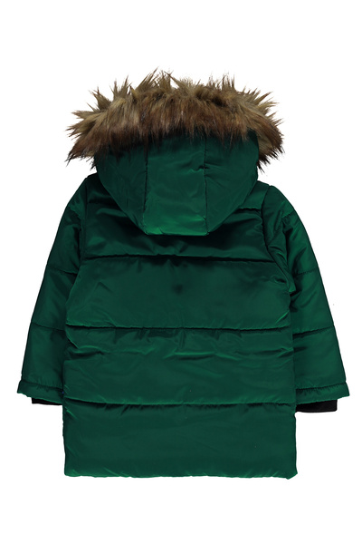 Civil Boys Erkek Çocuk Kapüşonlu Mont 2-5 Yaş Yeşil