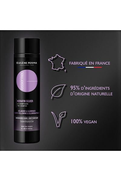Eugene Perma Eugene Silver Anti-Doriness Essentiel Keratin Shampoo - Blonde Hair 250 ml