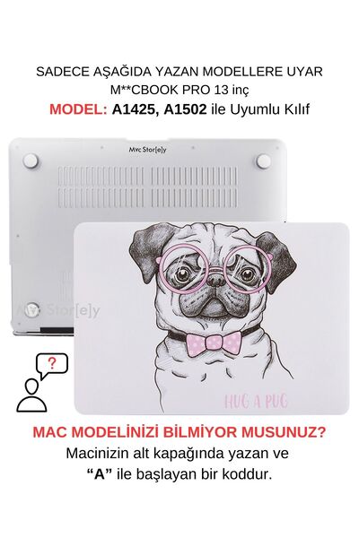 Mcstorey Macbook Pro Kılıf 13 Inç Dog02nl (ESKİ HDMI'LI MODEL 2012-2015) A142...
