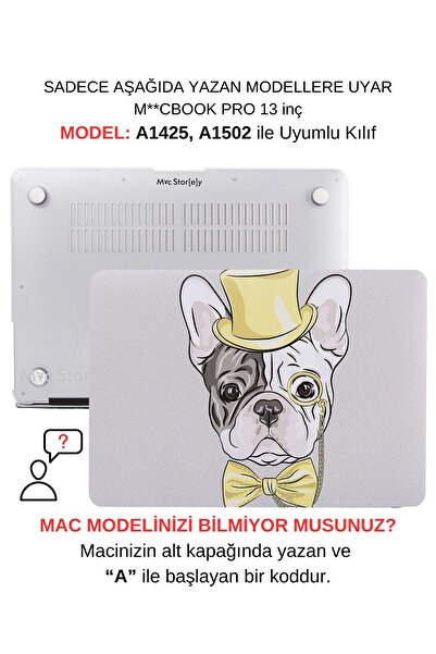 Mcstorey Macbook Pro Kılıf 13 Inç Dog02nl (ESKİ HDMI'LI MODEL 2012-2015) A142...