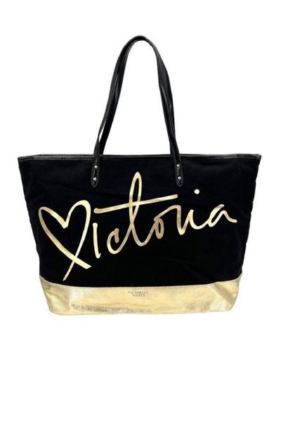 Victoria Secret Small Black Handbag One Size