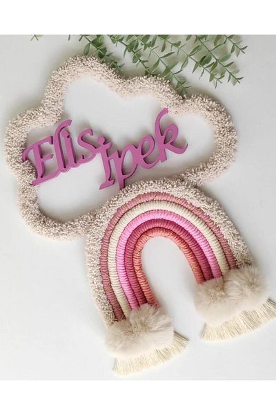 FN Macrame Cloud Baby Door Ornament