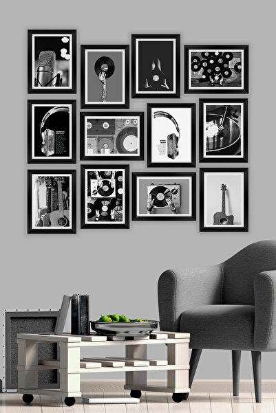 Artavessa 12 Parça Çerçeve Görünümlü Mdf Tablo Seti