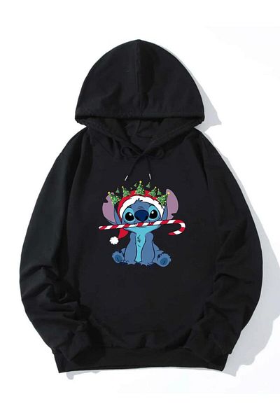 Gofeel Harajuku Stitch Tech - Vintage εμπριμέ φούτερ μεγάλου μεγέθους Gofeel