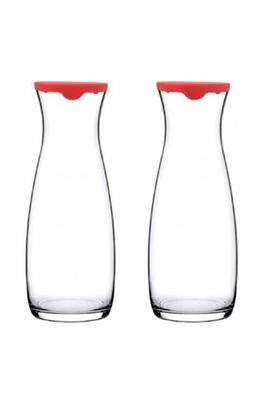 Amphora 2'li  Kapaklı Sürahi Kırmızı ürün fotoğrafı