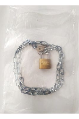 Zincirli Bisiklet Kilidi 80cm 3 Yedekli Asma Kilitli ürün fotoğrafı