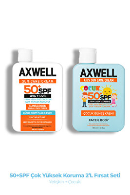 50+ Spf Yetişkin Ve Çocuk Güneş Kremi Seti ürün fotoğrafı