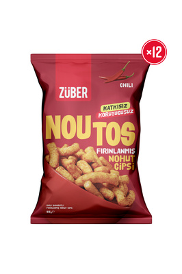 Noutos Fırınlanmış Nohut Cipsi Chili 55g X 12 Paket ürün fotoğrafı