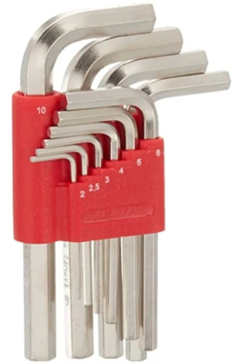 4900003110 Allen Anahtar Takımı Altı Köşe Standart Boy 10 Parça ürün fotoğrafı