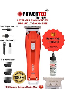 TR-1515 Lazer-Epilasyon Öncesi Tüm Vücut Tıraş Makinesi Sakal-Ense-Vücut ürün fotoğrafı