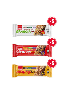 Granola Bar Deneme Paketi x 15 Adet ürün fotoğrafı
