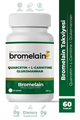 Bromelain 60 Tablet ürün fotoğrafı
