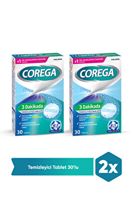 Cleanser Bio Protez Temizleme Tableti 30'lu X 2 Adet ürün fotoğrafı