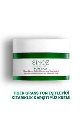 Pure Cica Tiger Grass Ton Eşitleyici Yoğun Onarıcı Yatıştırıcı Kızarıklık Karşıtı Yüz Kremi 15 ml ürün fotoğrafı