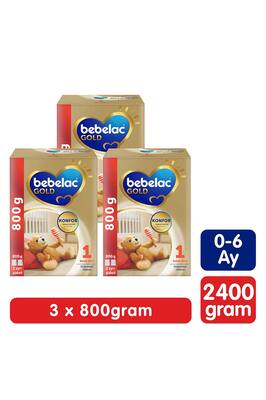 Gold Konfor 1 Bebek Sütü 0-6 Ay 800 Gr x 3 Adet 2400 Gr ürün fotoğrafı