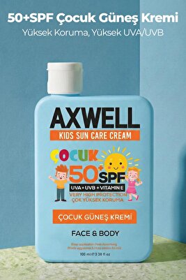 Kids Sun Cream Çocuk Güneş Kremi Çok Yüksek Koruma Spf 50 100ml ürün fotoğrafı