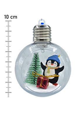 Yılbaşı Ağaç Santa Claus Işıklı Ampul Süs ürün fotoğrafı