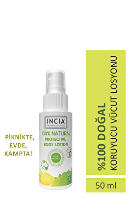 %100 Doğal Koruyucu Vücut Losyonu Sprey Yenidoğan Bebek Çocuk Için Limon Okaliptus Vegan 50 ml ürün fotoğrafı