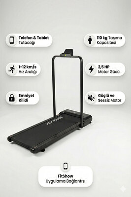 Pro Ev Tipi 12 Km Hızlı Uygulama Destekli ve Uzaktan Kumandalı Koşu ürün fotoğrafı