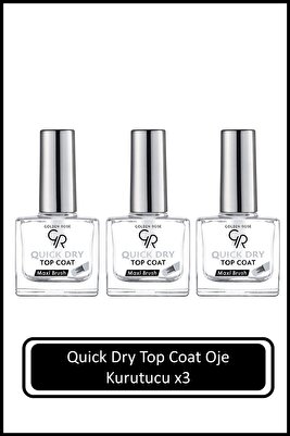Quick Dry Top Coat | Oje Kurutucu X 3 Ad ürün fotoğrafı